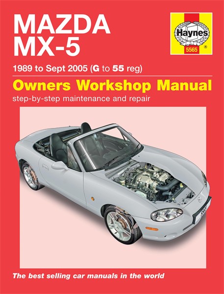 Haynes Reparasjonshåndbok, Mazda Mx-5 - 289164 - OE 978 0 85733 5 654