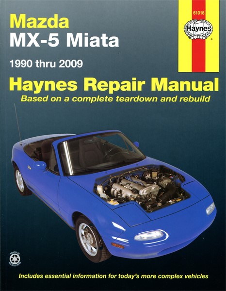 Haynes Reparasjonshåndbok, Mazda Mx-5 Miata Haynes