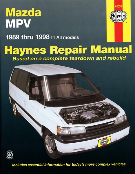 Haynes Reparasjonshåndbok, Mazda Mpv HAYNES Haynes