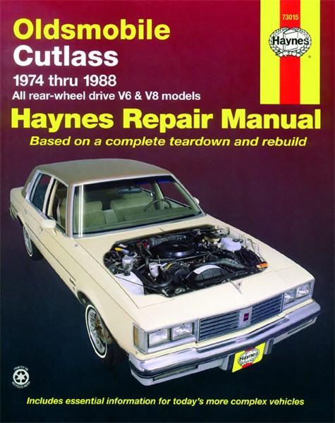 Haynes Reparasjonshåndbok, Oldsmobile Cutlass Haynes 73015 - 175095 - OE 73015