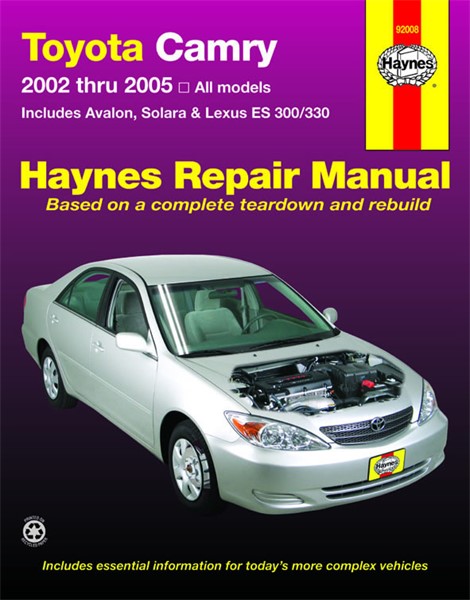 Haynes Reparasjonshåndbok, Lexus Es 300-330 Haynes 92008 - 175113 - OE 92008