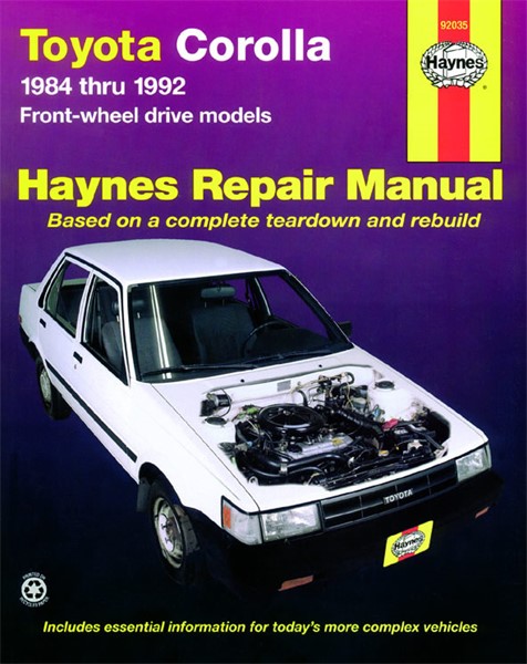 Haynes Reparasjonshåndbok, Toyota Corolla (fwd) Haynes 92035 - 175119 - OE 92035