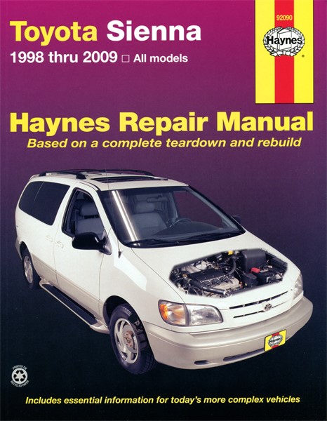 Haynes Reparasjonshåndbok, Toyota Sienna HAYNES Haynes