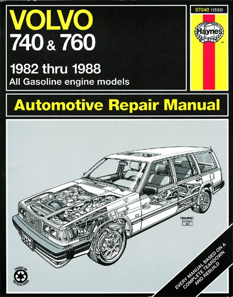 Haynes Reparasjonshåndbok, Volvo 740 & 760 Series HAYNES Haynes