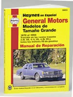 Haynes Reparasjonshåndbok, Gm Modelos de Tamaño Grande HAYNES Haynes