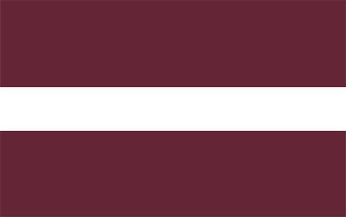 FLAGGA - LETTLAND - POLYESTER