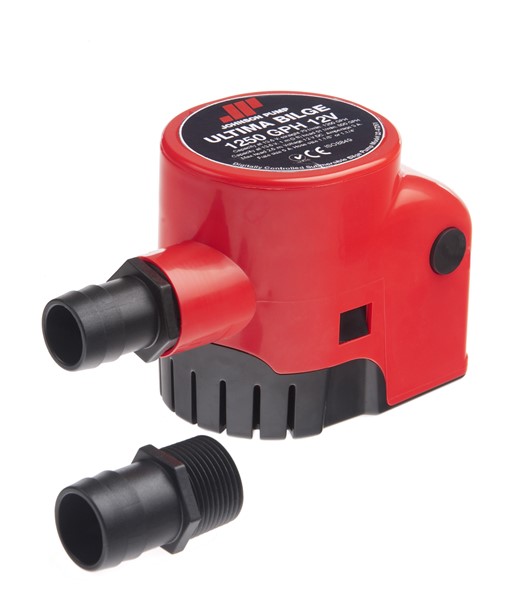 Lensepumpe - ULTIMA BILGE 1250 GPH, 12 V - 51 L/MIN - 79 L/MIN