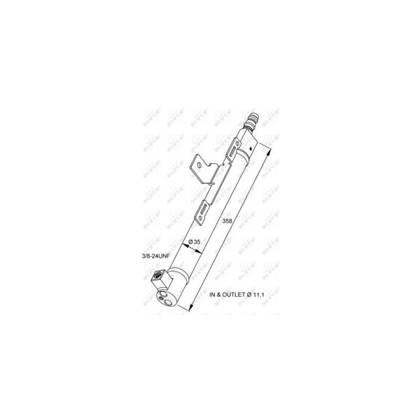 Tørkefilter, klimaanlegg Nrf 33305 NRF
