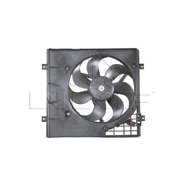 NRF Ventilator, motorkjøling 12V, Venstre, Høyre - P492256 - audi, seat, skoda, vw - OE 1J0121207, 1J0959455D, 1J0959455E