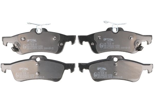 Bremseklosser sett, Bakaksel - P632180 - daihatsu charade viii, toyota yaris, yaris / vios sedan, yaris skåp/halvkombi - OE 044660D010