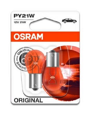 Lyspære OSRAM ORIGINAL PY21W BAU15s, Foran, Bak, Foran eller bak, OSRAM