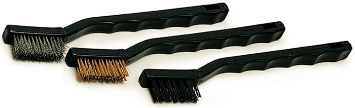 Stålbørstesett, 3 stk.
