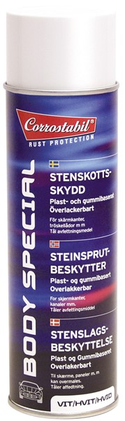 Body Special Stenslagsbeskyttelse hvit 500ml CORROSTABIL Corrostabil