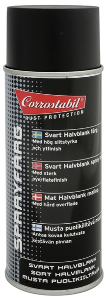 Spraymaling svart 400ml CORROSTABIL Corrostabil