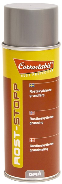 Rost-Stopp Rustbeskyttende grunnfarge grå 400ml CORROSTABIL Corrostabil