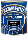 Silkematt svart boks 250ml HAMMERITE Hammerite