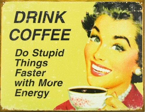 Blikkskilt/ephemera- Coffee Stu