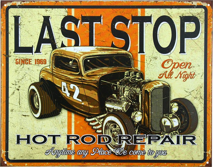 Blikkskilt/hot Rod Repair