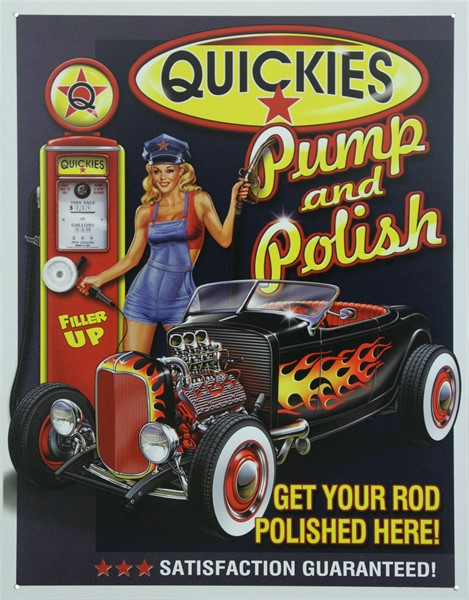 Blikkskilt/quickies pump - P193828 - 193828