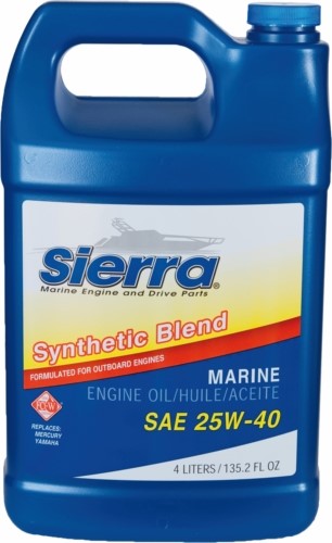 Motorolja 25W-40-4.delsyntet