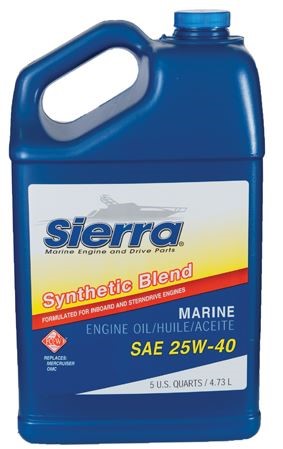 Motorolja 25W-40 Delsyntet (4.