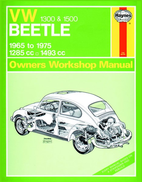 Haynes Reparasjonshåndbok, Volkswagen Beetle 1300 och 1500 HAYNES Haynes