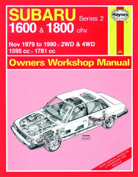 Haynes Reparasjonshåndbok, Subaru 1600 & 1800 HAYNES Haynes