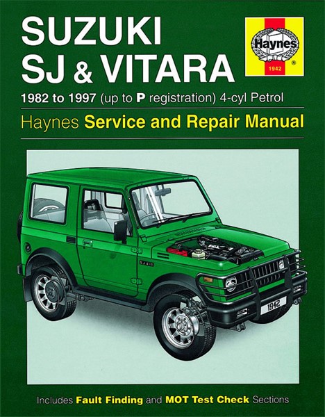 Haynes Reparasjonshåndbok, Suzuki Sj Series, Samurai Vitara Haynes