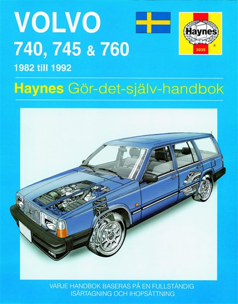Haynes Reparasjonshåndbok, Volvo 740, 745 & 760 Haynes