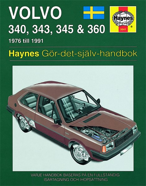 Volvo 340, 343, 345 & 360 Haynes Reparasjonshåndbok, Haynes