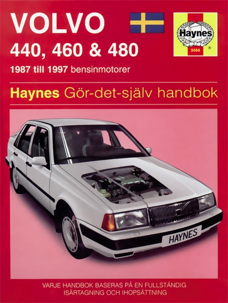 Haynes Reparasjonshåndbok, Volvo 440, 460 & 480 HAYNES Haynes