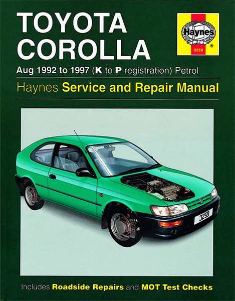 Haynes Reparasjonshåndbok, Toyota Corolla Petrol Haynes