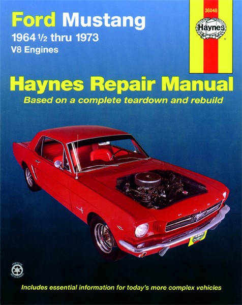 Ford Mustang, Mach 1, GT, Shelby, & Boss V-8 (1964-1973) Haynes Repair Manual (USA)