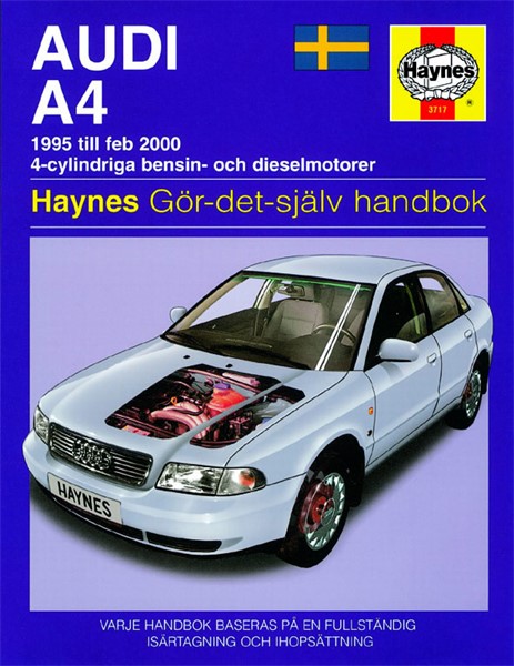 Haynes Reparationshandbok, Audi A4, Universal - 20124 - OE SV3717