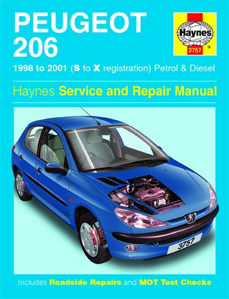 Haynes Reparasjonshåndbok, Peugeot 206 Petrol & Diesel Haynes