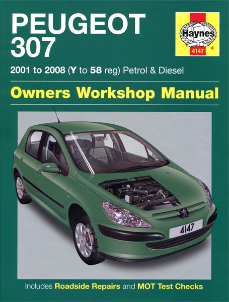 Haynes Reparasjonshåndbok, Peugeot 307 Petrol & Diesel Haynes