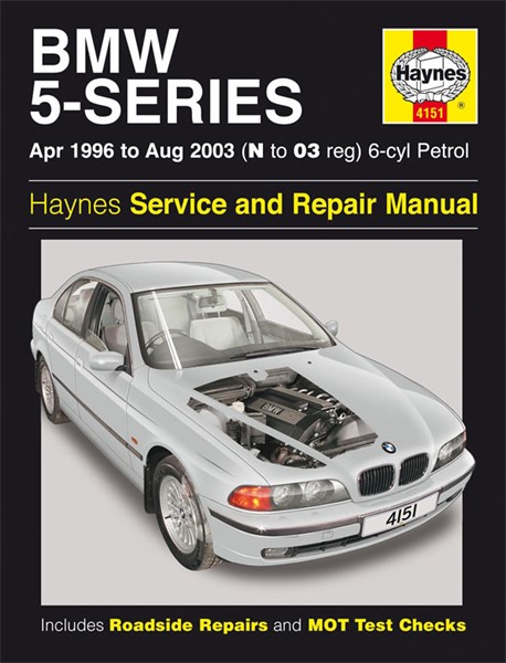 Haynes Reparasjonshåndbok, Bmw 5-series 6-cyl Petrol, Universal - 29965 - OE 4151, SV4151