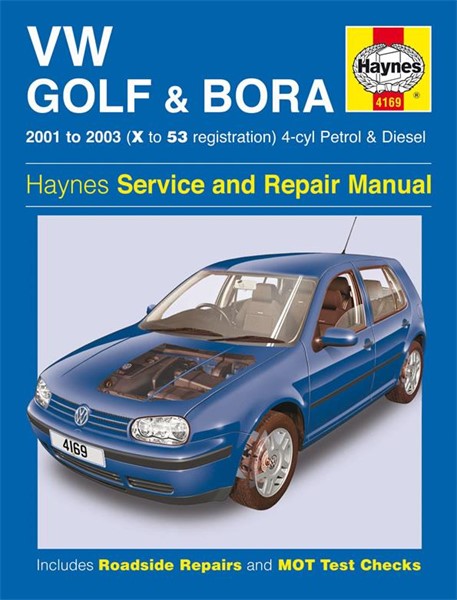 VW Golf &amp; Bora 4-cyl Petrol &amp; Diesel (01 - 03) Haynes Repair Manual av Haynes Publishing