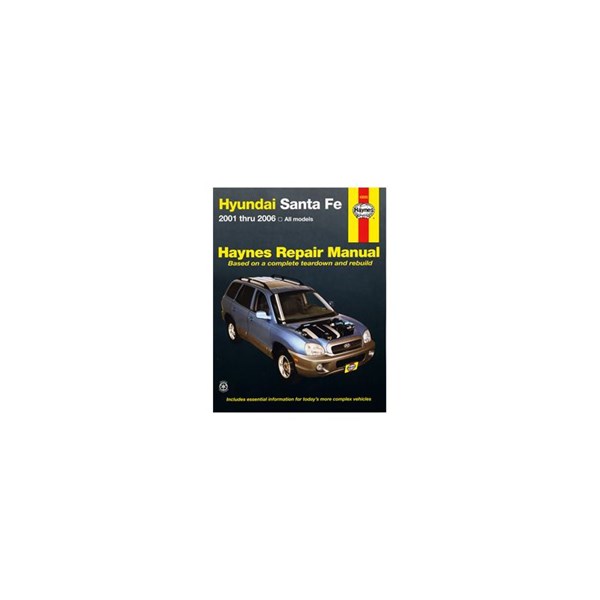 Haynes Reparationshandbok, Hyundai Santa Fe, Universal - 41942 - OE 43050, 9781563927171