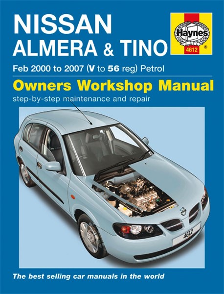 Nissan Almera & Tino Petrol (Feb 00 - 07) Haynes Repair Manual