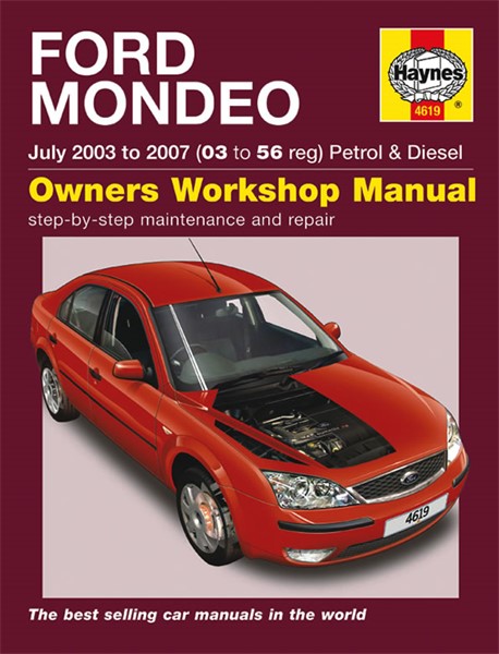 Haynes Reparationshandbok, Ford Mondeo Petrol & Diesel - 29760 - OE 4619