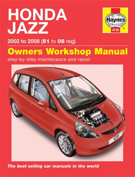 Reparasjonshåndbok, Honda Jazz Haynes, Universal - 41945 - OE 4735, 9781844257355