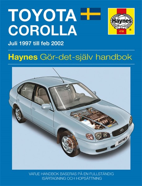 Reparationshandbok, Toyota Corolla Haynes Haynes