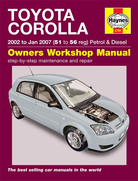 Toyota Corolla (02 - Jan 07) 51 to 56 av Haynes Publishing