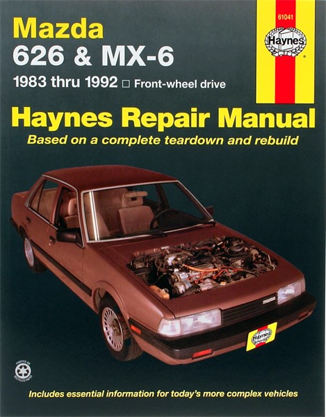 Haynes Reparasjonshåndbok, Mazda 626 & Mx-6 (fwd) HAYNES Haynes