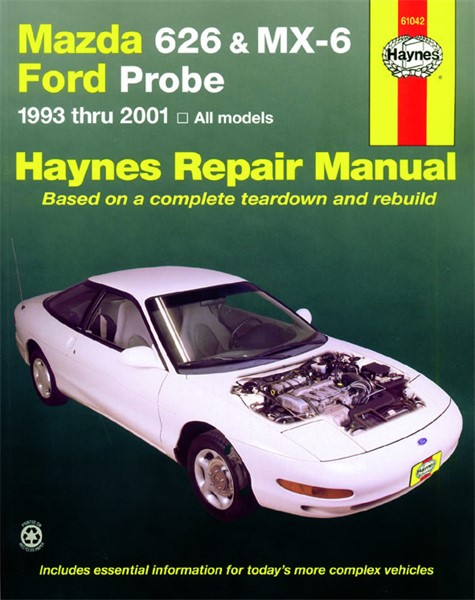 Haynes Reparasjonshåndbok, Mazda 626, Mx-6 & Ford Probe HAYNES Haynes