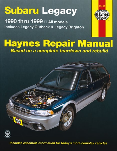 Haynes Reparasjonshåndbok, Subaru Legacy HAYNES Haynes