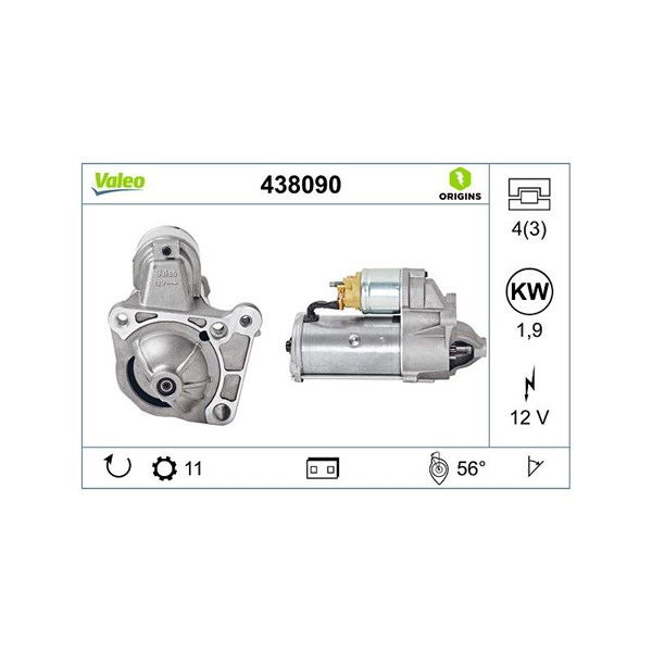 Starter 12V VALEO VALEO
