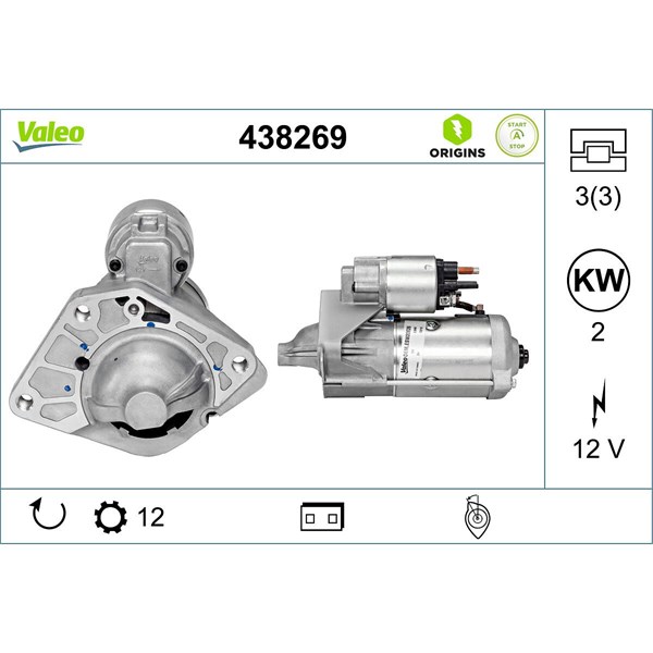 Starter 12V VALEO VALEO