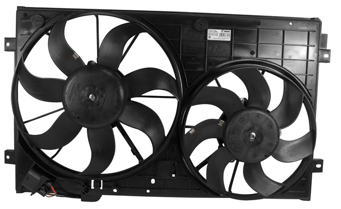 Ventilator, motorkjøling, Venstre, Høyre